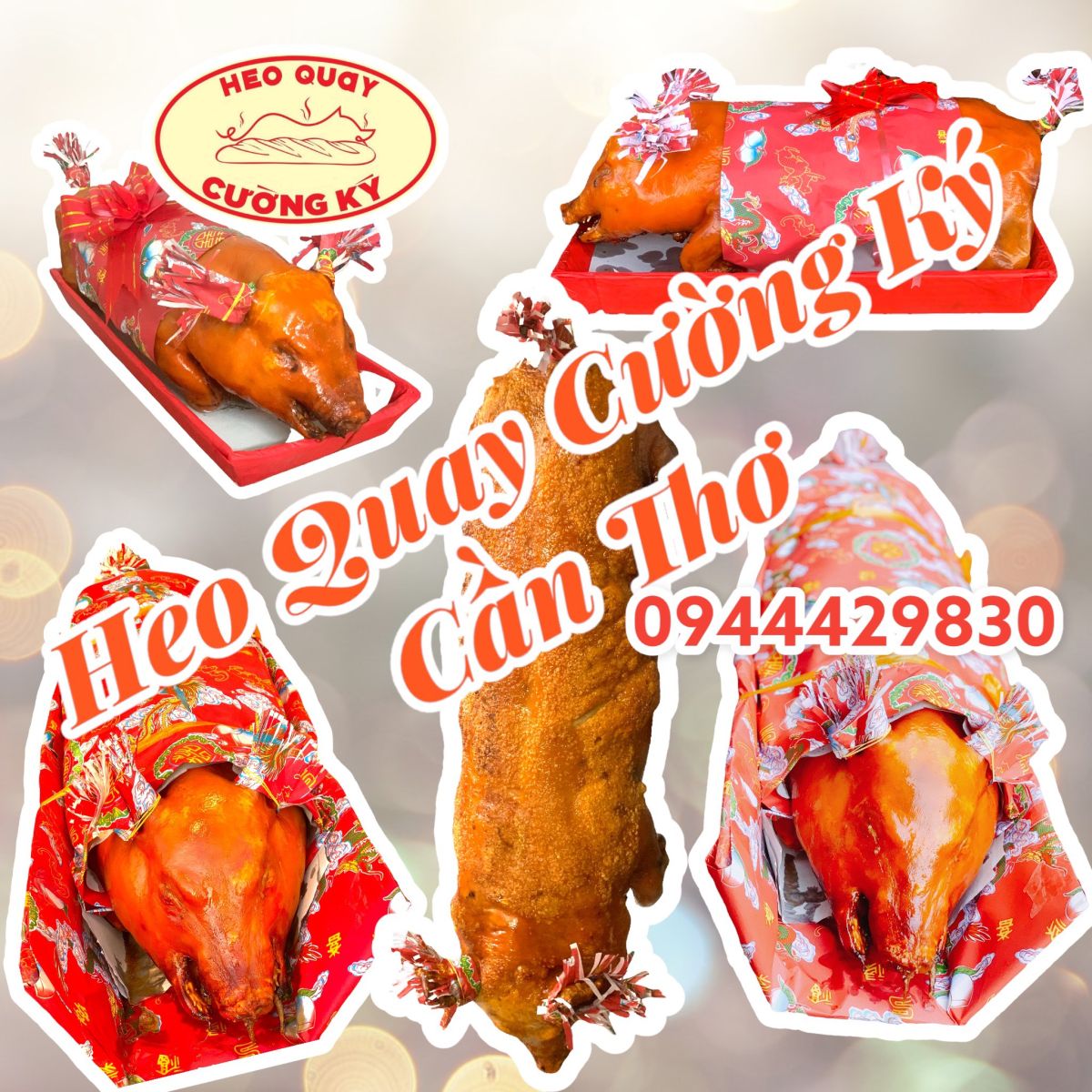 Heo quay nguyên con tại Ninh Kiều Cần Thơ